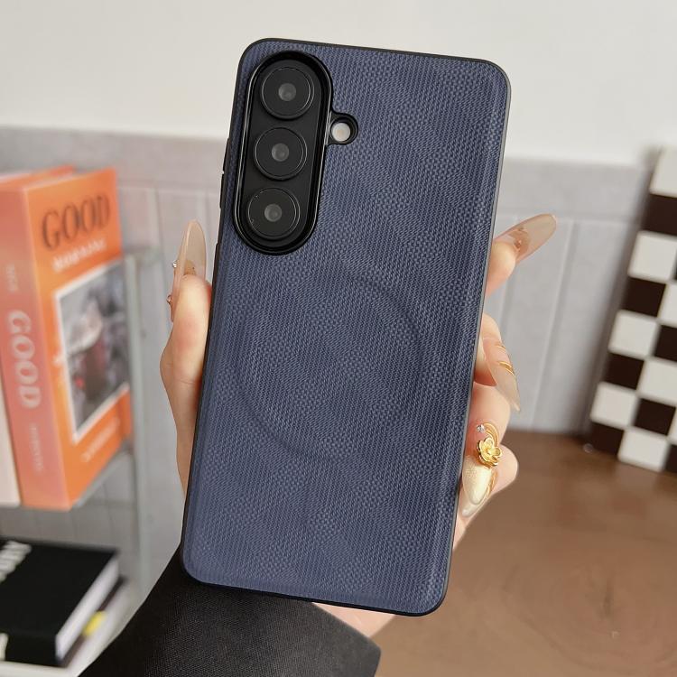 Custodia magnetica per telefono in PU con texture twill, For Samsung Galaxy S26+ 5G, For Samsung Galaxy S26 Ultra 5G, For Samsung Galaxy S26 5G