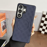 Custodia magnetica per telefono in PU con texture twill, For Samsung Galaxy S26+ 5G, For Samsung Galaxy S26 Ultra 5G, For Samsung Galaxy S26 5G
