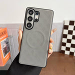 Custodia magnetica per telefono in PU con texture twill, For Samsung Galaxy S26+ 5G, For Samsung Galaxy S26 Ultra 5G, For Samsung Galaxy S26 5G