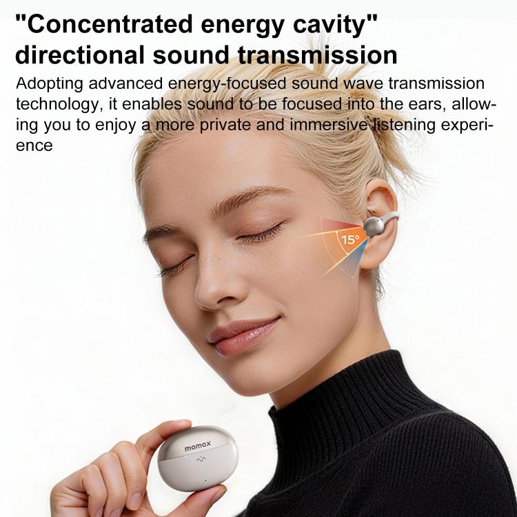 Auricolari wireless MOMAX Vibe Clip M.IN.D BT15 con clip, riduzione del rumore e Bluetooth 6.0