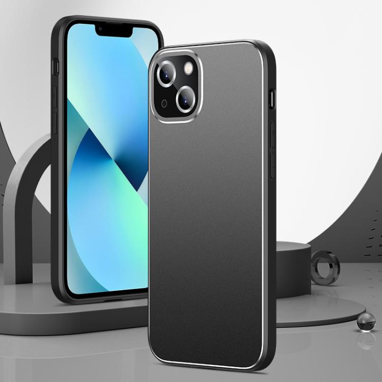 Custodia per telefono Golden Shield in metallo satinato con lente effetto pellicola., For iPhone 14 Pro Max, For iPhone 13 Pro Max, For iPhone 13 Pro, For iPhone 13