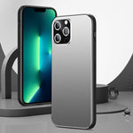 Custodia per telefono Golden Shield in metallo satinato con lente effetto pellicola., For iPhone 14 Pro Max, For iPhone 13 Pro Max, For iPhone 13 Pro, For iPhone 13