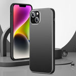 Custodia per telefono Golden Shield in metallo satinato con lente effetto pellicola., For iPhone 16 Pro Max, For iPhone 16 Pro, For iPhone 16, For iPhone 15 Pro Max, For iPhone 15 Pro, For iPhone 15, For iPhone 14, For iPhone 14 Pro