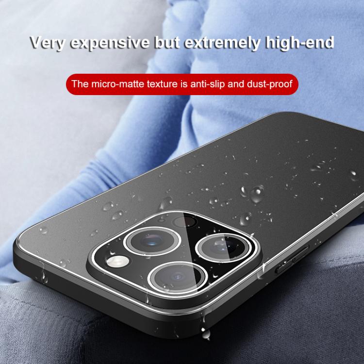 Custodia per telefono Golden Shield in metallo satinato con lente effetto pellicola., For iPhone 14 Pro Max, For iPhone 13 Pro Max, For iPhone 13 Pro, For iPhone 13