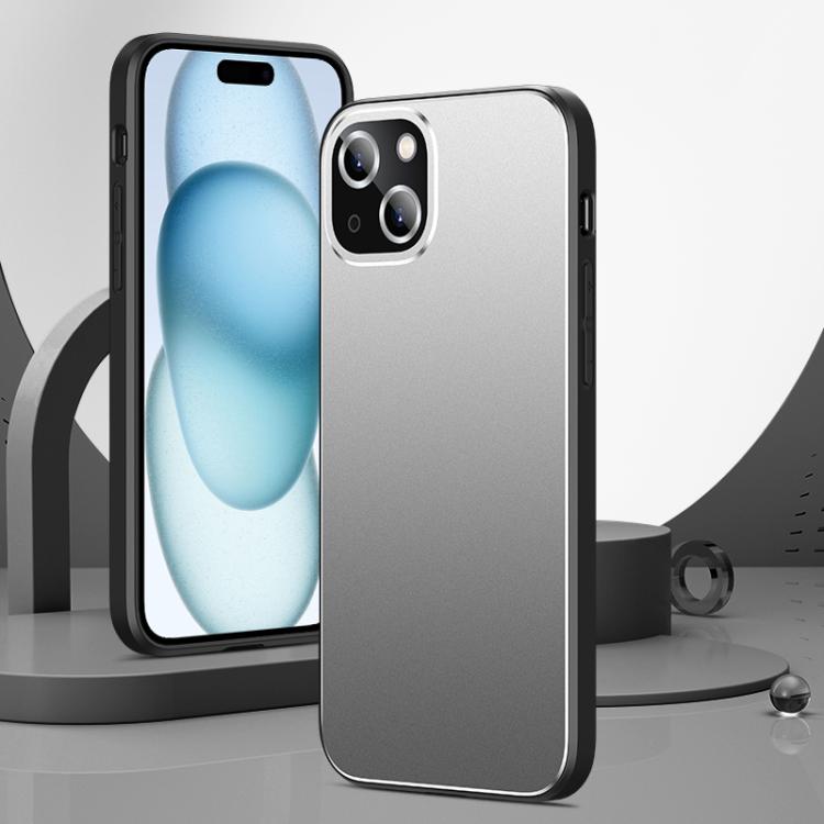 Custodia per telefono Golden Shield in metallo satinato con lente effetto pellicola., For iPhone 16 Pro Max, For iPhone 16 Pro, For iPhone 16, For iPhone 15 Pro Max, For iPhone 15 Pro, For iPhone 15, For iPhone 14, For iPhone 14 Pro