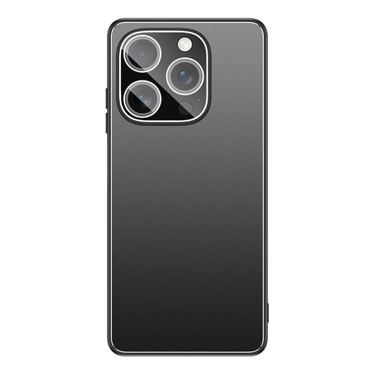 Custodia per telefono Golden Shield in metallo satinato con lente effetto pellicola., For iPhone 16 Pro Max, For iPhone 16 Pro, For iPhone 16, For iPhone 15 Pro Max, For iPhone 15 Pro, For iPhone 15, For iPhone 14, For iPhone 14 Pro