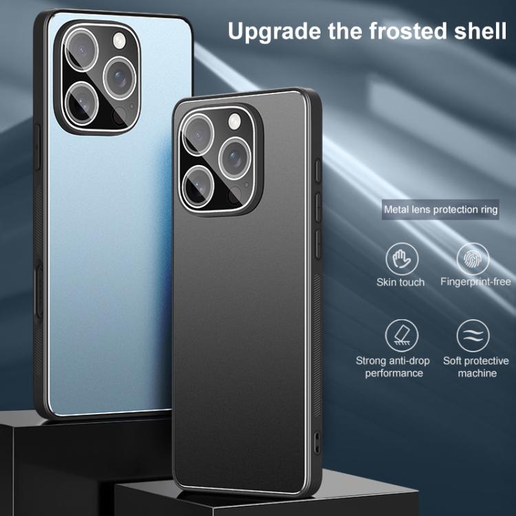 Custodia per telefono Golden Shield in metallo satinato con lente effetto pellicola., For iPhone 16 Pro Max, For iPhone 16 Pro, For iPhone 16, For iPhone 15 Pro Max, For iPhone 15 Pro, For iPhone 15, For iPhone 14, For iPhone 14 Pro