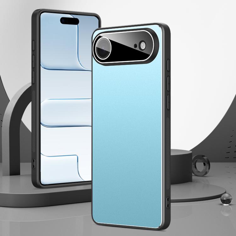 Custodia per telefono Golden Shield in metallo satinato con lente effetto pellicola., For iPhone 17 Pro Max, For iPhone 17 Pro, For iPhone 17, For iPhone Air