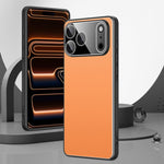 Custodia per telefono Golden Shield in metallo satinato con lente effetto pellicola., For iPhone 17 Pro Max, For iPhone 17 Pro, For iPhone 17, For iPhone Air