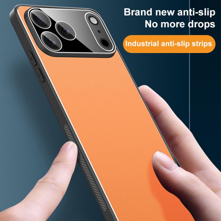 Custodia per telefono Golden Shield in metallo satinato con lente effetto pellicola., For iPhone 17 Pro Max, For iPhone 17 Pro, For iPhone 17, For iPhone Air