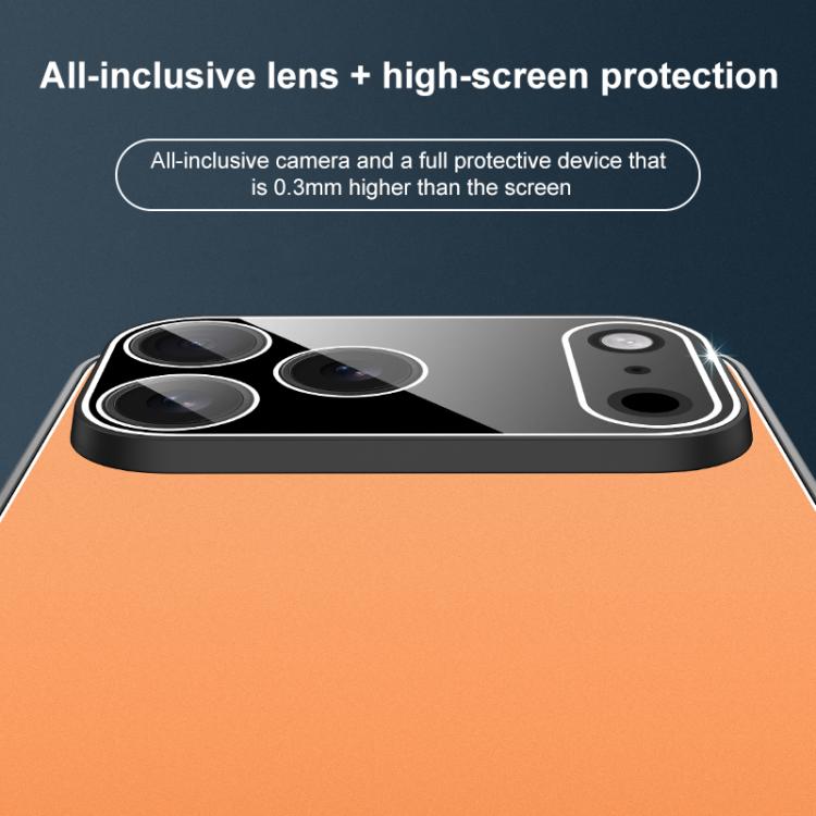 Custodia per telefono Golden Shield in metallo satinato con lente effetto pellicola., For iPhone 17 Pro Max, For iPhone 17 Pro, For iPhone 17, For iPhone Air