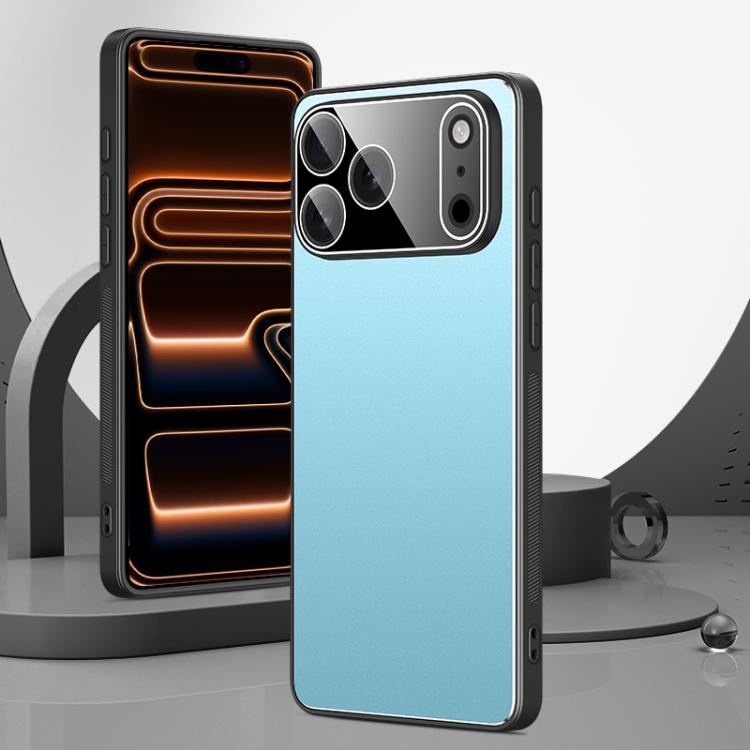 Custodia per telefono Golden Shield in metallo satinato con lente effetto pellicola., For iPhone 17 Pro Max, For iPhone 17 Pro, For iPhone 17, For iPhone Air