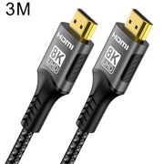 WG232 8K 60Hz HDMI 2.1 Ultra HD Braided Adapter Cable, 1m, 2m, 3m, 5m