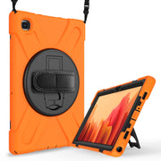 Custodia tablet in silicone con supporto rotante e cinturino