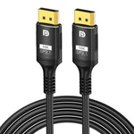 WG231 16K 60Hz DisplayPort 2.1 Male to DisplayPort 2.1 Male HD Adapter Cable, 1m, 2m, 3m