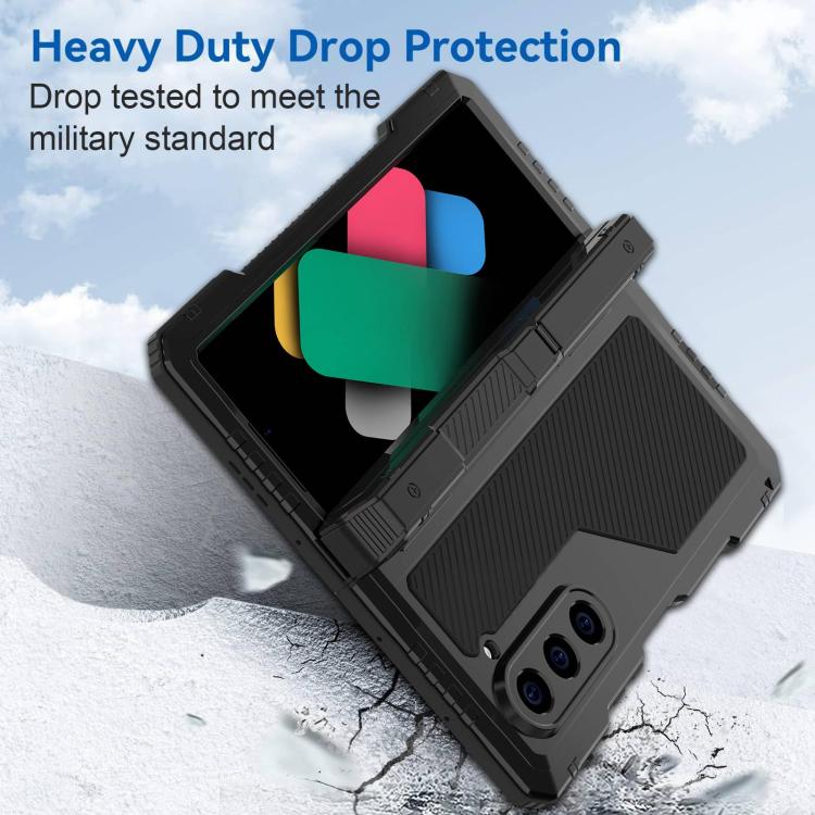 Custodia per telefono in metallo impermeabile a 360° per una protezione completa del corpo., For Samsung Galaxy Z Fold6