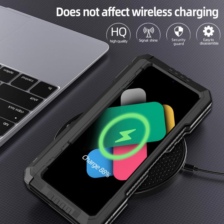 Custodia per telefono in metallo impermeabile a 360° per una protezione completa del corpo., For Samsung Galaxy Z Fold6