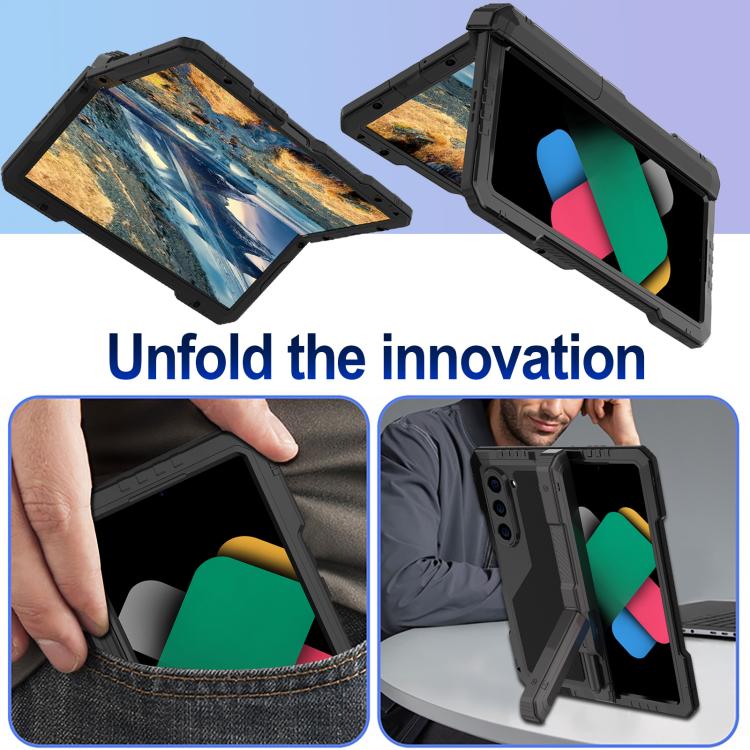 Custodia per telefono in metallo impermeabile a 360° per una protezione completa del corpo., For Samsung Galaxy Z Fold6
