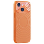 Custodia per telefono in silicone liquido con texture a onde per finestre di grandi dimensioni, For iPhone 15 Pro Max, For iPhone 15 Pro, For iPhone 15