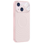 Custodia per telefono in silicone liquido con texture a onde per finestre di grandi dimensioni, For iPhone 15 Pro Max, For iPhone 15 Pro, For iPhone 15