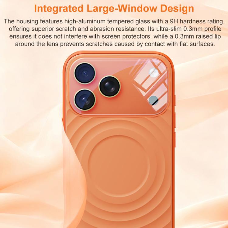 Custodia per telefono in silicone liquido con texture a onde per finestre di grandi dimensioni, For iPhone 15 Pro Max, For iPhone 15 Pro, For iPhone 15