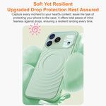 Custodia per telefono in silicone liquido con texture a onde per finestre di grandi dimensioni, For iPhone 15 Pro Max, For iPhone 15 Pro, For iPhone 15