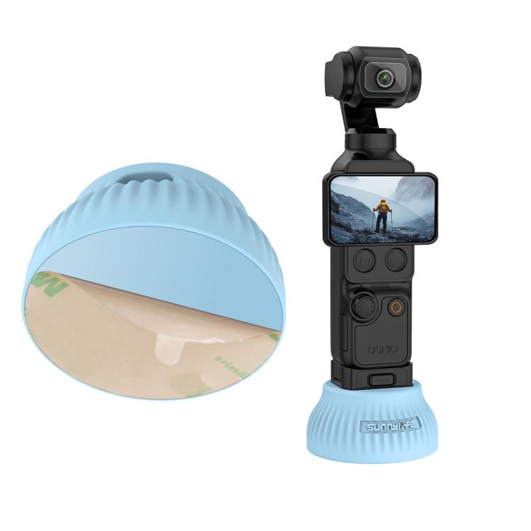 Per DJI Osmo Pocket 4 / 3 Sunnylife Base di supporto in silicone Base per console centrale auto Stabilizzatore da tavolo Supporto, Car Base, Tabletop Base