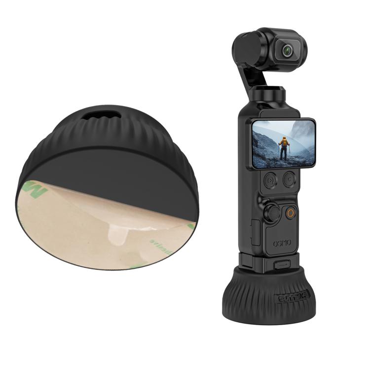 Per DJI Osmo Pocket 4 / 3 Sunnylife Base di supporto in silicone Base per console centrale auto Stabilizzatore da tavolo Supporto, Car Base, Tabletop Base