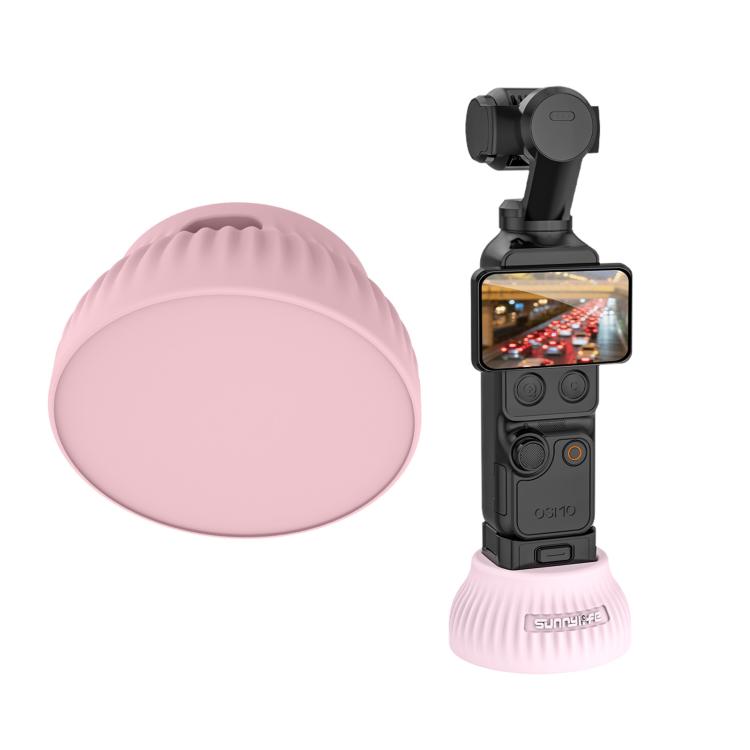 Per DJI Osmo Pocket 4 / 3 Sunnylife Base di supporto in silicone Base per console centrale auto Stabilizzatore da tavolo Supporto, Car Base, Tabletop Base