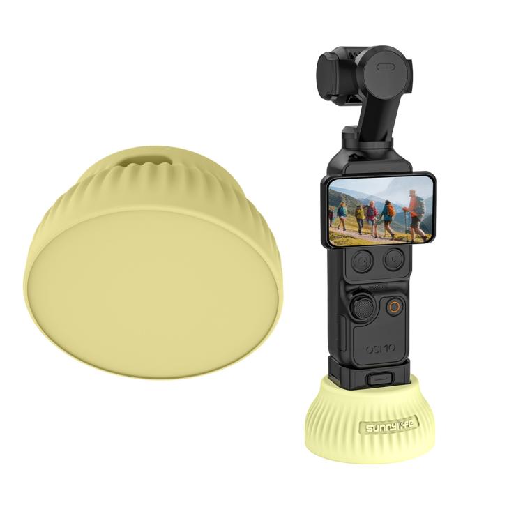 Per DJI Osmo Pocket 4 / 3 Sunnylife Base di supporto in silicone Base per console centrale auto Stabilizzatore da tavolo Supporto, Car Base, Tabletop Base