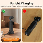 Per DJI Osmo Pocket 4 / 3 Sunnylife Base di supporto in silicone Base per console centrale auto Stabilizzatore da tavolo Supporto, Car Base, Tabletop Base