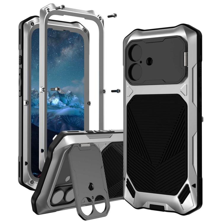 Custodia per telefono impermeabile IP65 con struttura in metallo rinforzato., For iPhone 17 Pro Max, For iPhone 17 Pro, For iPhone 17, For iPhone Air