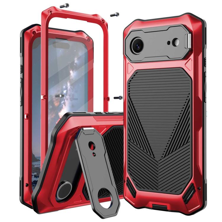 Custodia per telefono impermeabile IP65 con struttura in metallo rinforzato., For iPhone 17 Pro Max, For iPhone 17 Pro, For iPhone 17, For iPhone Air