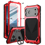 Custodia per telefono impermeabile IP65 con struttura in metallo rinforzato., For iPhone 17 Pro Max, For iPhone 17 Pro, For iPhone 17, For iPhone Air