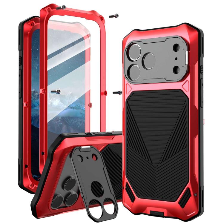 Custodia per telefono impermeabile IP65 con struttura in metallo rinforzato., For iPhone 17 Pro Max, For iPhone 17 Pro, For iPhone 17, For iPhone Air