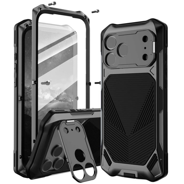 Custodia per telefono impermeabile IP65 con struttura in metallo rinforzato., For iPhone 17 Pro Max, For iPhone 17 Pro, For iPhone 17, For iPhone Air