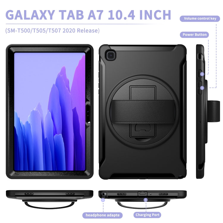 Custodia tablet TPU con rotazione 360° e cinturino