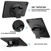 Custodia tablet TPU con rotazione 360° e cinturino