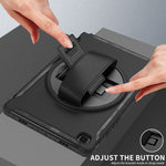 Custodia tablet TPU con rotazione 360° e cinturino