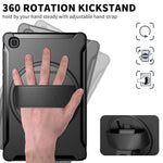 Custodia tablet TPU con rotazione 360° e cinturino