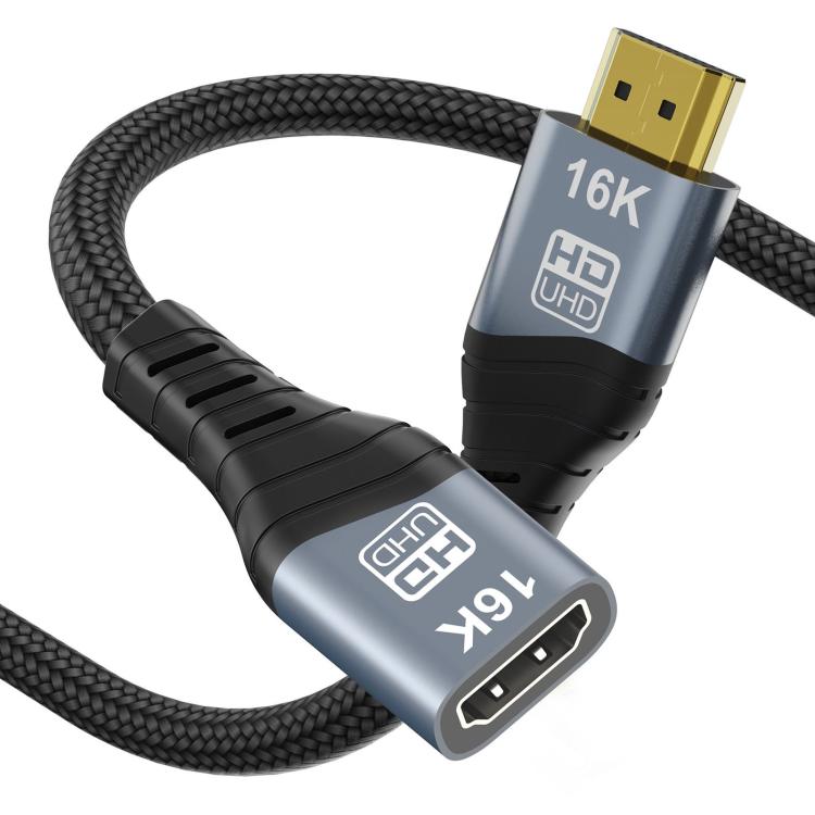 Cavo adattatore WG236 da HDMI 2.2 maschio a HDMI 2.2 femmina 16K 60Hz HD, 0.5m, 1m, 1.5m, 2m