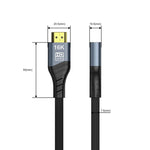 Cavo adattatore WG236 da HDMI 2.2 maschio a HDMI 2.2 femmina 16K 60Hz HD, 0.5m, 1m, 1.5m, 2m