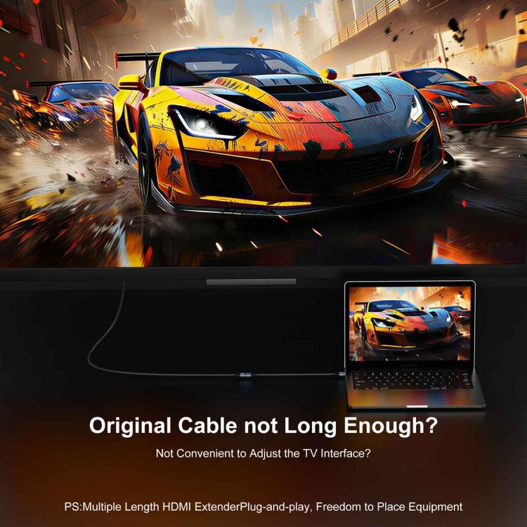 Cavo adattatore WG236 da HDMI 2.2 maschio a HDMI 2.2 femmina 16K 60Hz HD, 0.5m, 1m, 1.5m, 2m