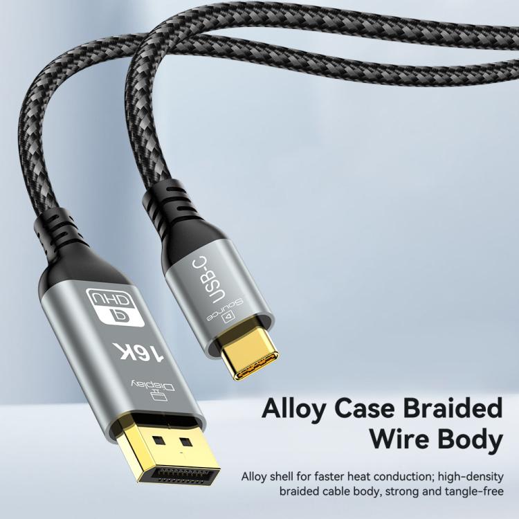 Cavo adattatore WG238 da USB/Type-C a DisplayPort 16K 60Hz HD, WG238