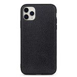 Custodia pieghevole in vera pelle per iPhone compatibili