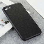Custodia pieghevole in vera pelle per iPhone compatibili