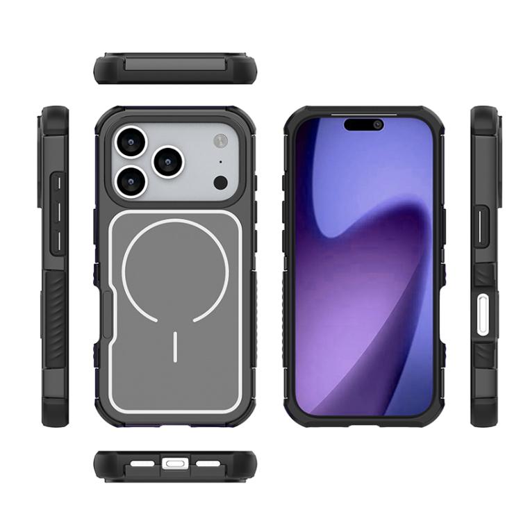 Pannello posteriore rimovibile, telaio in lega di alluminio, custodia magnetica antiurto per telefono., For iPhone 18 Pro/17 Pro, For iPhone 17 Pro Max