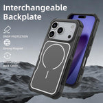 Pannello posteriore rimovibile, telaio in lega di alluminio, custodia magnetica antiurto per telefono., For iPhone 18 Pro/17 Pro, For iPhone 17 Pro Max