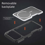 Pannello posteriore rimovibile, telaio in lega di alluminio, custodia magnetica antiurto per telefono., For iPhone 18 Pro/17 Pro, For iPhone 17 Pro Max