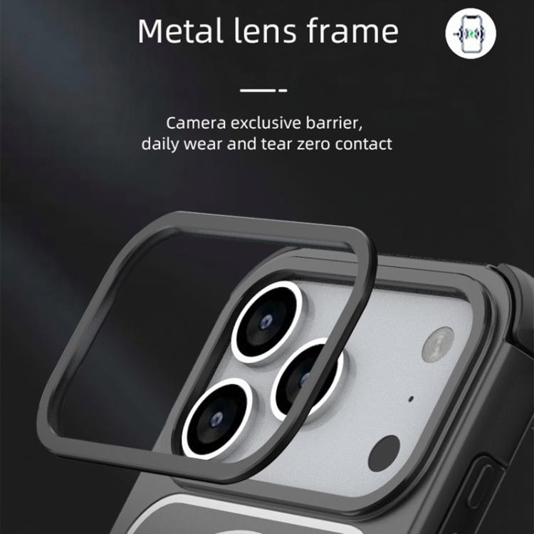 Pannello posteriore rimovibile, telaio in lega di alluminio, custodia magnetica antiurto per telefono., For iPhone 18 Pro/17 Pro, For iPhone 17 Pro Max